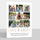 Love & Light Foil Multi Holiday Photo Cards Image 1 of 9